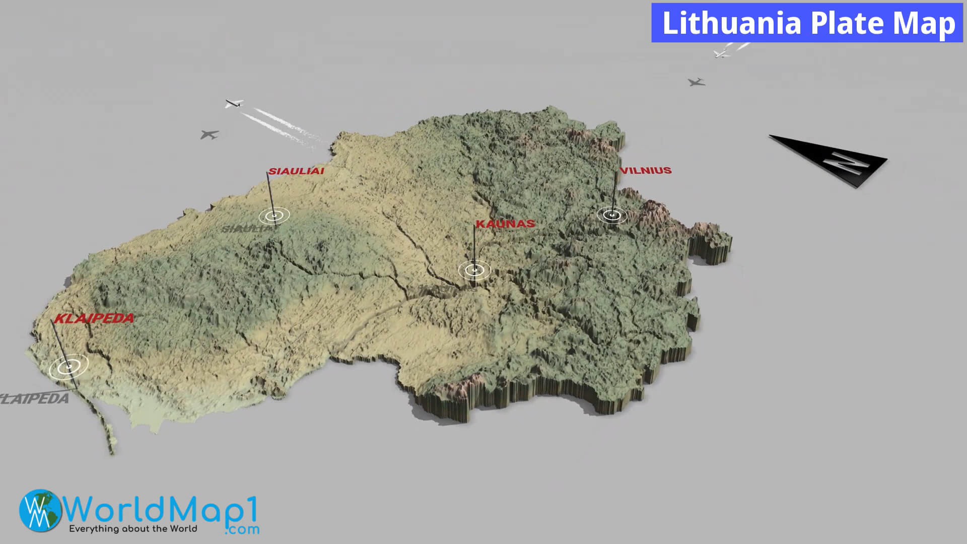 Lithuania Plate Map